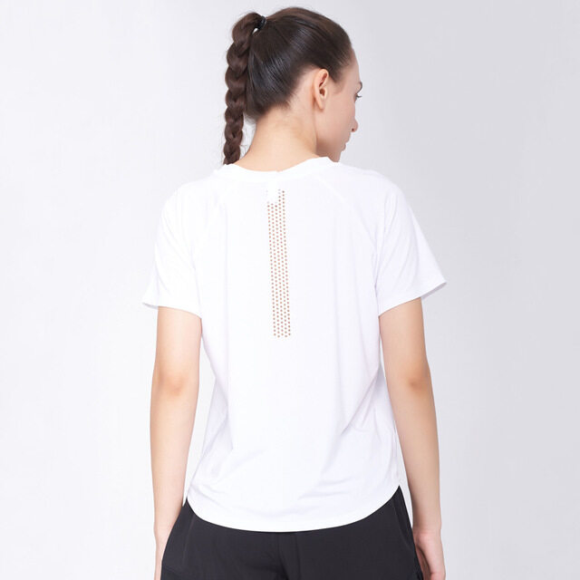Plus Size S-4XL Mesh Sports T-shirt Woman Yoga Short Sleeve Fitness Shirts Loose Sports Fitness Shirts